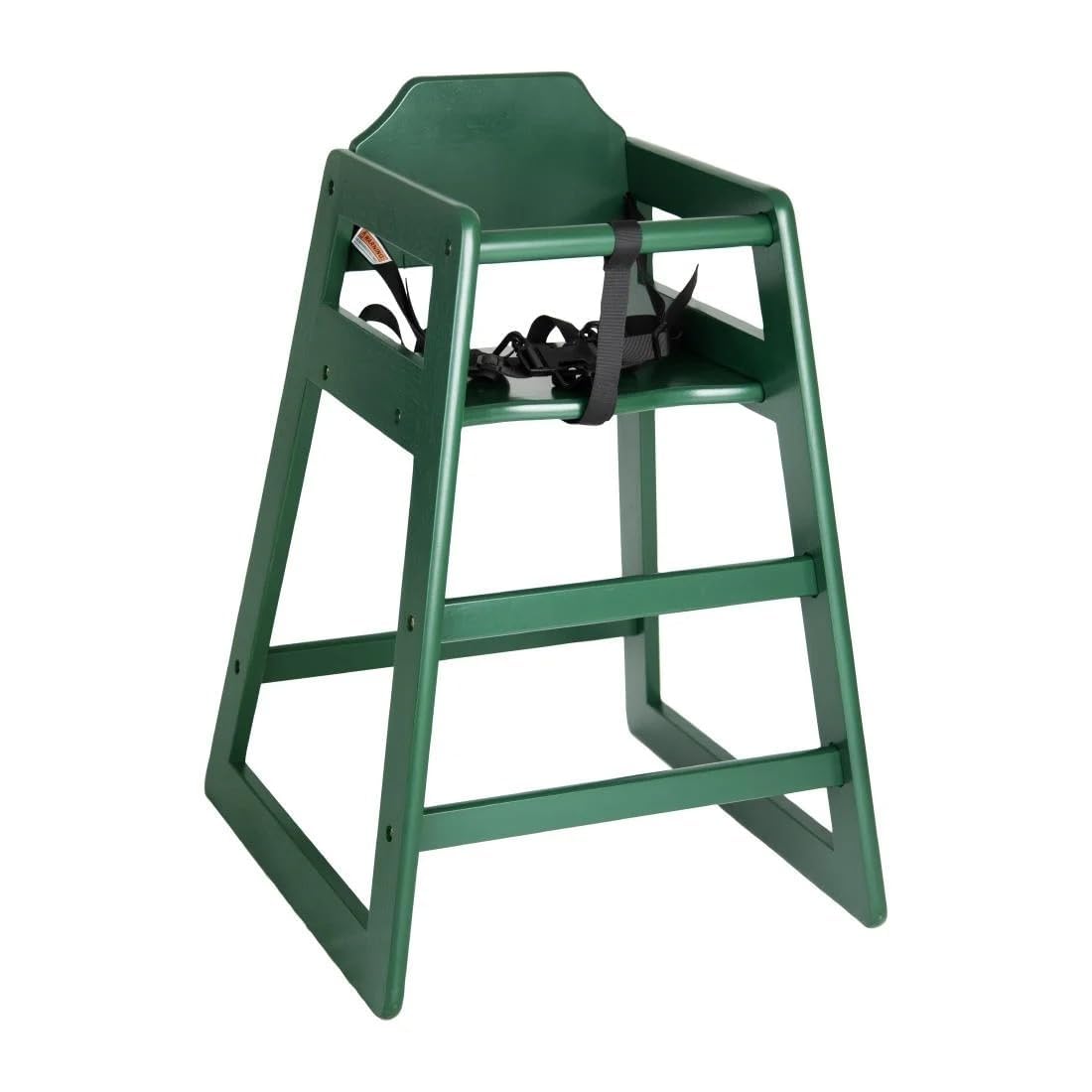 Bolero Wooden Stackable Baby Highchair JB368, Forest Green