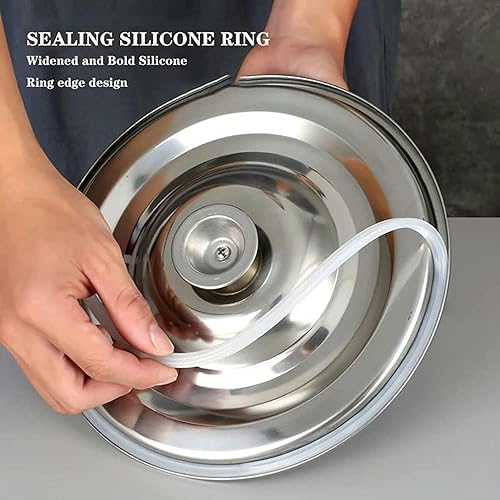 CIADAZ Bauernhof-Milchkanne aus Edelstahl mit versiegeltem Deckel, 5 l–58 l, Milcheimer, Weineimer/luftdichter Aufbewahrungskanister, Milchtransportdose (24 l) 5 CIADAZ Bauernhof-Milchkanne aus Edelstahl mit versiegeltem Deckel, 5 l–58 l, Milcheimer, Weineimer/luftdichter Aufbewahrungskanister, Milchtransportdose (24 l)