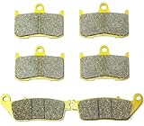 Master Chen Front Rear Brake Pads for Indian Chief Chieftain Roadmaster Springfield 2014 2015 2016 2017 2018 2019 2020 2021 2022 Bobber/Dark Horse/Vintage/Classic/Elite FA347 FA196 Brakes Pad MC0024