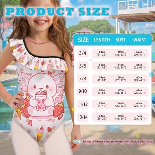 Image of Yzaoxia Girls One Piece Swimsuits Bathing Suit for Kids Swimwear 3-14Y