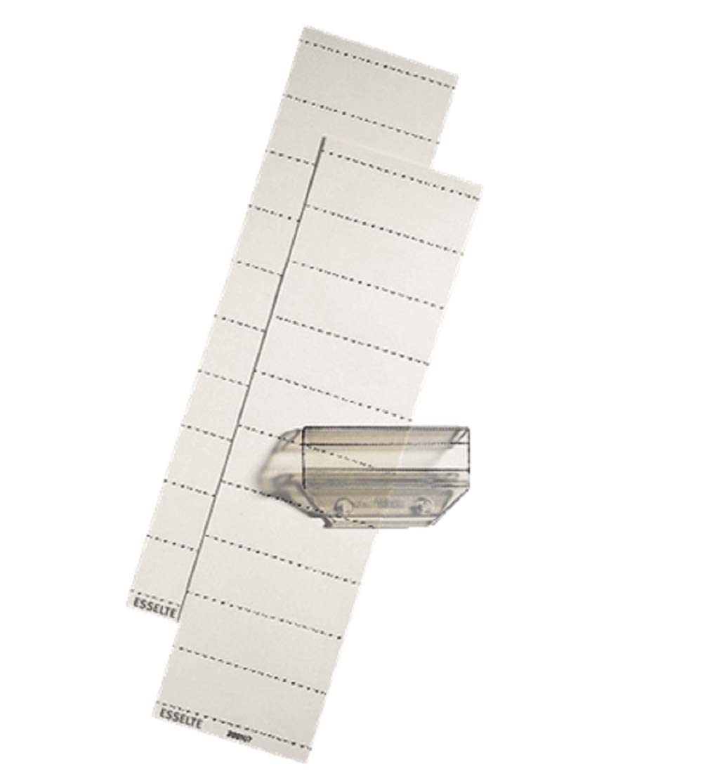 Esselte Leitz-Label Holders, Blank Card (Pack of 100)-White