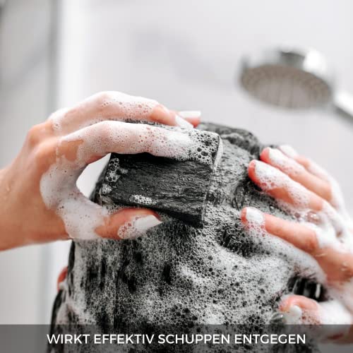 Meina - Sapone per capelli con carbone attivo