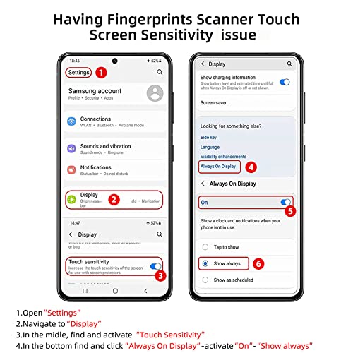 NEW'C 3 Pack Designed for Samsung Galaxy S21 Plus / S21+ 5G (6.7),Screen Protector Tempered Glass, Anti-Fingerprints, 9H Hardness, 0.33mm Ultra Transparent, Ultra Resistant