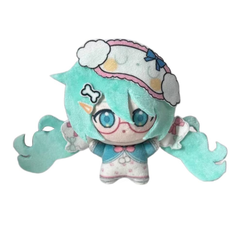 Xinchangda Miku Plush FIgure Anime Miku Plush Pillow PP Cotton Pendant Keychain Soft Character Cute Anime Backpack Charm Cartoon Mini Plushies Pillow Sofa Car Decor โ image 1
