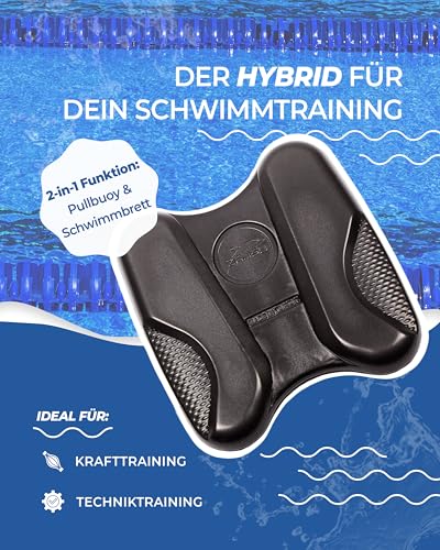 ZAOSU Performance Pull-Kick | Pullkick/Schwimmbrett Pullbuoy optimierung der Technik und Wasserlage beim Schwimmtraining – Ansicht 2