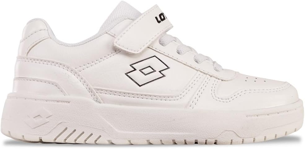 LOTTO Groovn K, Zapatillas, Color Blanco Y Beige, 33 EU