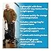 Carex 3 Wheel Walker for Seniors, Foldable, Rollator Walker with Three Wheels, Three Wheel Rolling Walker Height Adjustable for Seniors, Blue, Trio, Folding