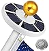 Blinngo Solar Flag Pole Light, Flagpole Solar Light 6V 42 Super-Bright LED Long-Lasting for 15 to 25 Ft Flag Pole Topper, 3 Modes, Auto On/Off Night Light {Upgraded Version }