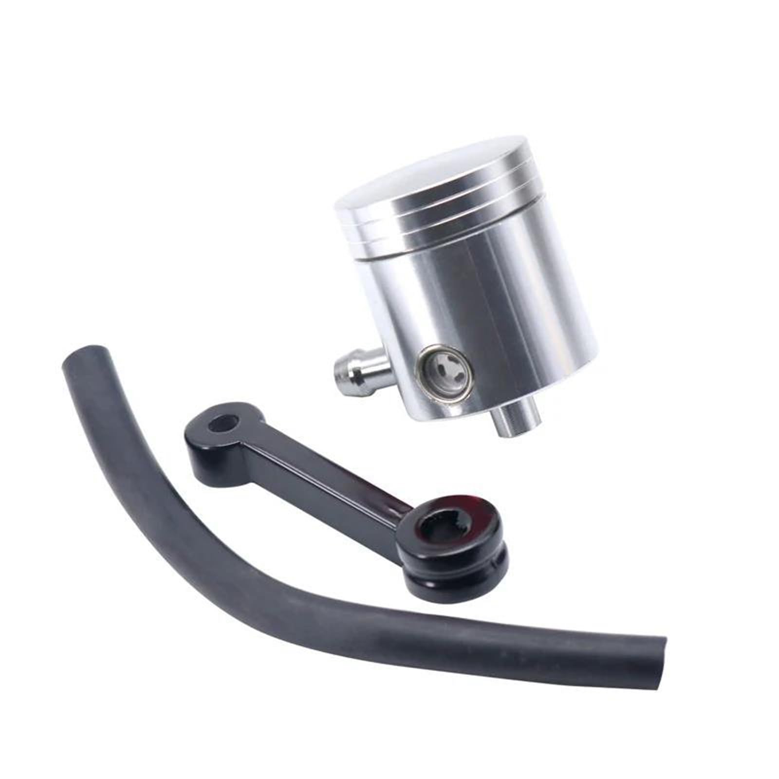 Cmbmhgetee Silver Handlebar Brake Lever For Cbr For Nsr For Rvf For Rvt For Vfr For Hornet Motorcycle Brake Fluid Reservoir Clutch Cylinder Tank Oil Fluid Cup(Silver)