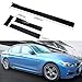 for Universal Car Side Skirt Extension Rocker Panel Body Kit Lip Splitters 6pcs Gloss Black