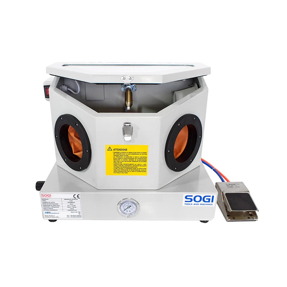 SOGI S-30 SABBIATRICE DA BANCO PROFESSIONALE CON ACCESSORI