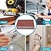 LotFancy 1/4 Sheet Sandpaper for Palm Sander, 50PCS 60 80 120 180 240 320 400 600 800 1000 Grit Sanding Sheets Assortment for Car and Wood, Plain Backing Sand Paper, 5.5”x 4.5”