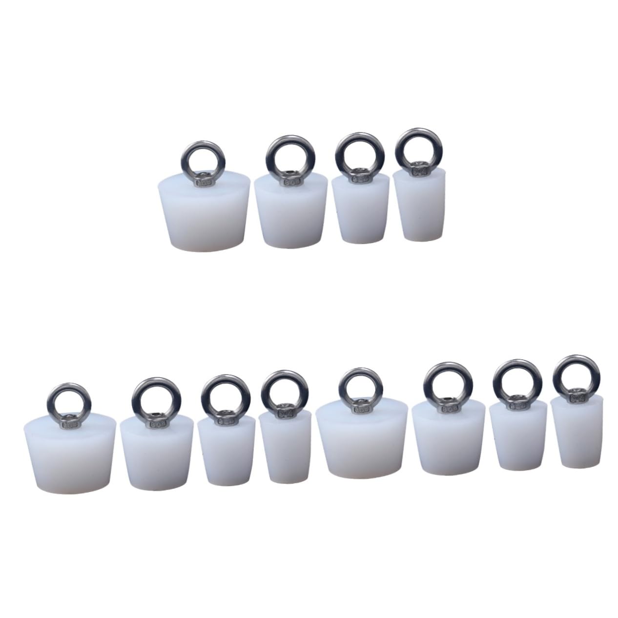 Ciieeo 12 Piezas Tapón De La Bañera De La Cocina Tapón De Drenaje del Fregadero Universal Recogedor De Pelo Tapón De Pelo para Bañera Tapa De Colador Baño Sólido Lavabo Metal