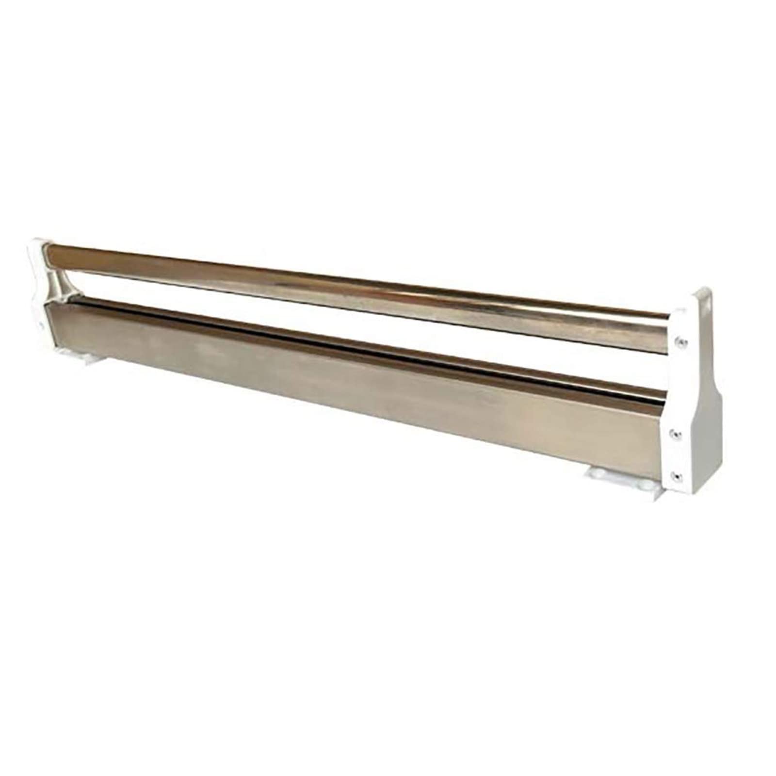 Stalowy Drążek Do Szafy 30-80 Cm Z 2 Prowadnicami, Regulowany, Wytrzymały, Stalowy Drążek Na Wieszaki Na Ubrania Do Przechowywania Spodni (Size : 700mm/27.56inch)