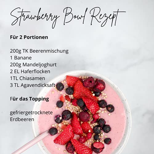 Erdbeeren gefriergetrocknet in Scheiben 300g gefriergetrocknete Früchte frei von Zuckerzusatz und Zusatzstoffen Deutschland