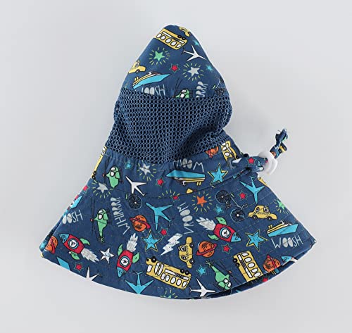 Image of Home Prefer UPF50+ Wide Brim Sun Hat Boys Girls Sun Protection Hat Zoo Beach Swim Safari Bucket Hat for Baby Toddler Kid