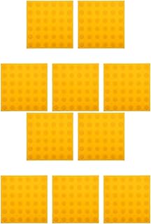 BESTOYARD 10 Peças Adesivos Quadrados De Ladrilho Cerâmico De Tijolo Cego Persianas Decorativas Pvc Placa De Estrada Telhas Texturas Placa Cega Adesivo De Piso Cego Fornecimento De Estrada