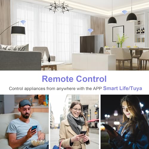 ANTELA Enchufe Inteligente WiFi 16A 3680W Con 1 Toma, 2 USB-A y 1 USB-C（PD20W,Carga Rápida), Monitor de Consumo, Horarios y Temporizadores, Compatible con Alexa y Google Home, Wifi 2,4 Ghz - imagen 4