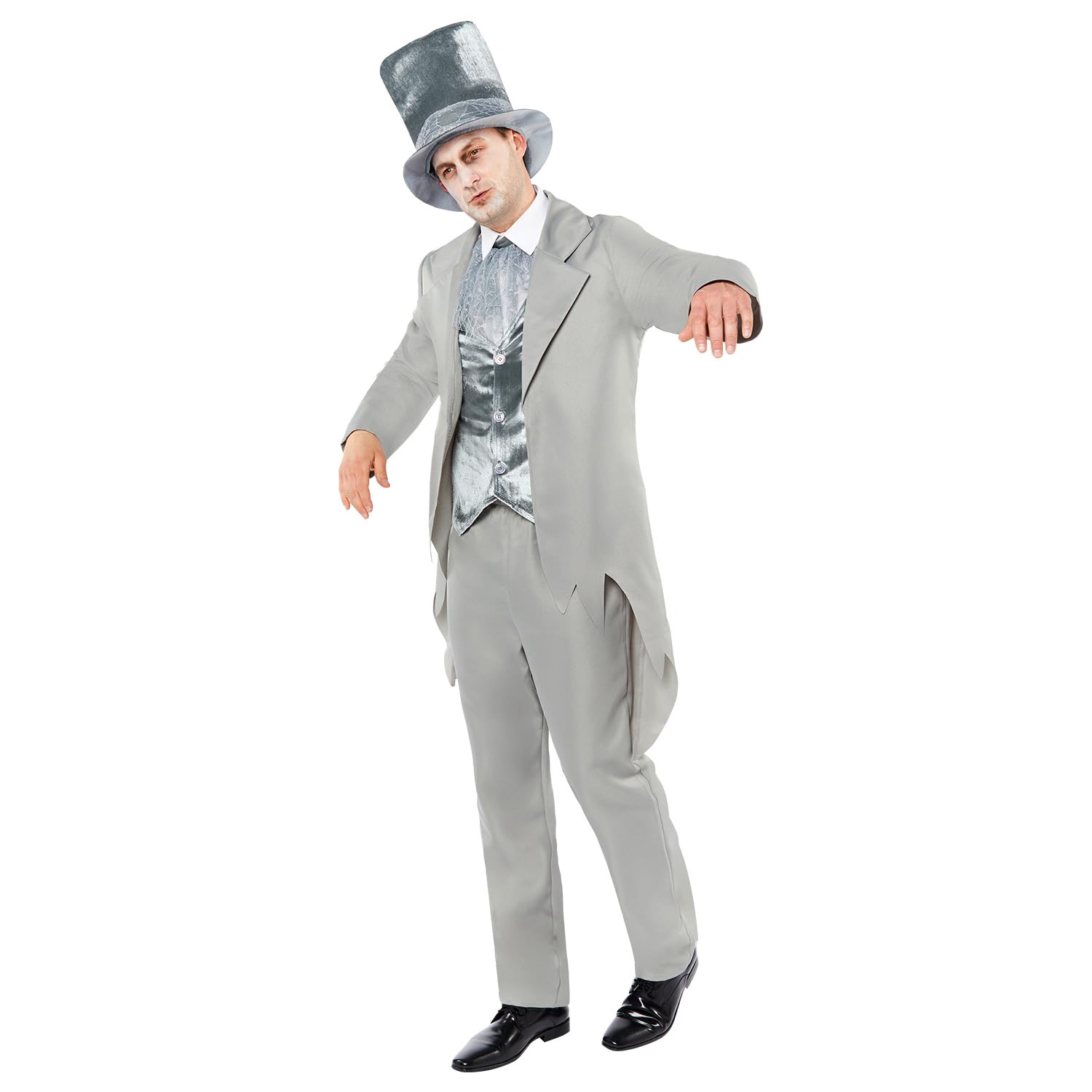 amscan - Déguisement d'Halloween Zombie Ghost Groom pour homme Taille : M-XL
