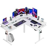 Amazon | Bestier 電動 昇降式デスク 幅120cm USB充電可能