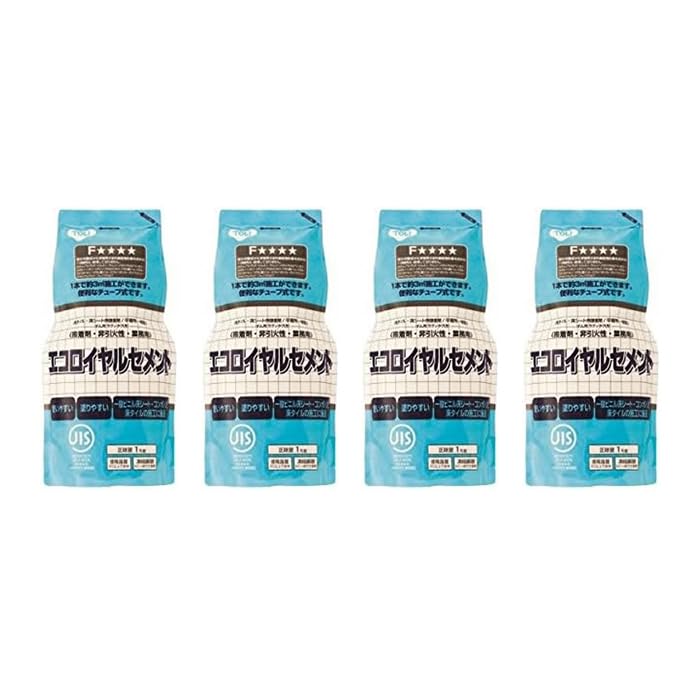 Amazon.co.jp: 東リ 接着剤 エコロイヤルセメント 1kg ×4袋 (合計4kg