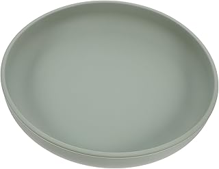 Abaodam Silikon Saugteller mit Rutschfester Basis Auslaufsicher Selbstständiges Essen Teller für Senioren Behinderte mit Handzittern Geeignet Spülmaschinenfest Sicher