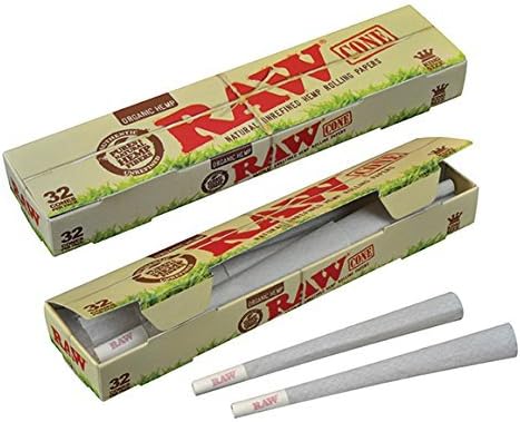RAW Organiczne szyszki konopne Kingsize - 32 szt