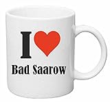 I Love Bad Saarow Kaffee Tasse diese Kaffee Tasse ist der ideale Begleiter im Büro, beim Frühstück oder zur Tea Time