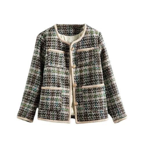 Veste élégante en laine tweed pour vos rendez-vous et sorties d'hiver