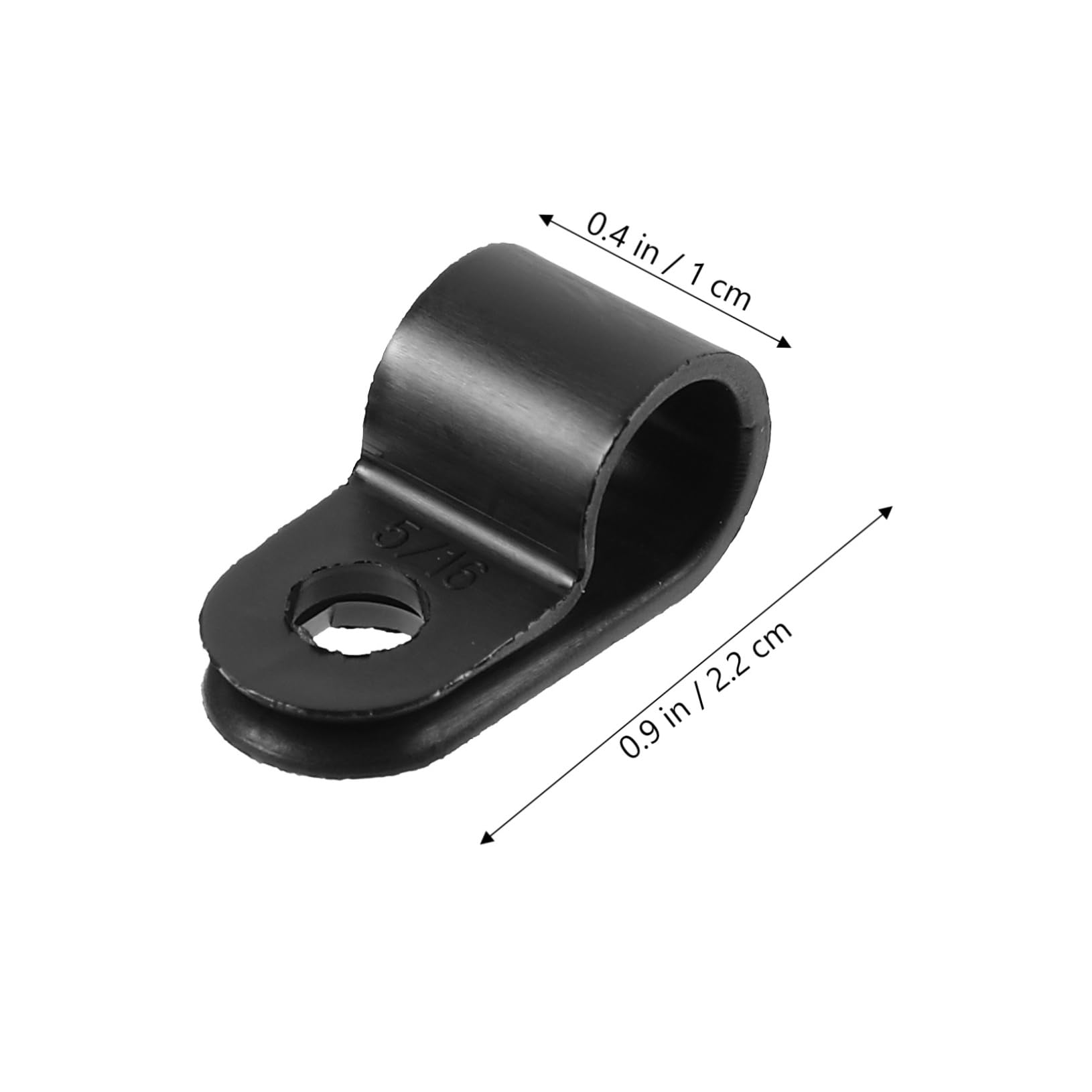 Alipis Electrical Wire Staples 100pcs Wire Rack Mounting Clip Cable Clamps Cable Clips Wall Mount