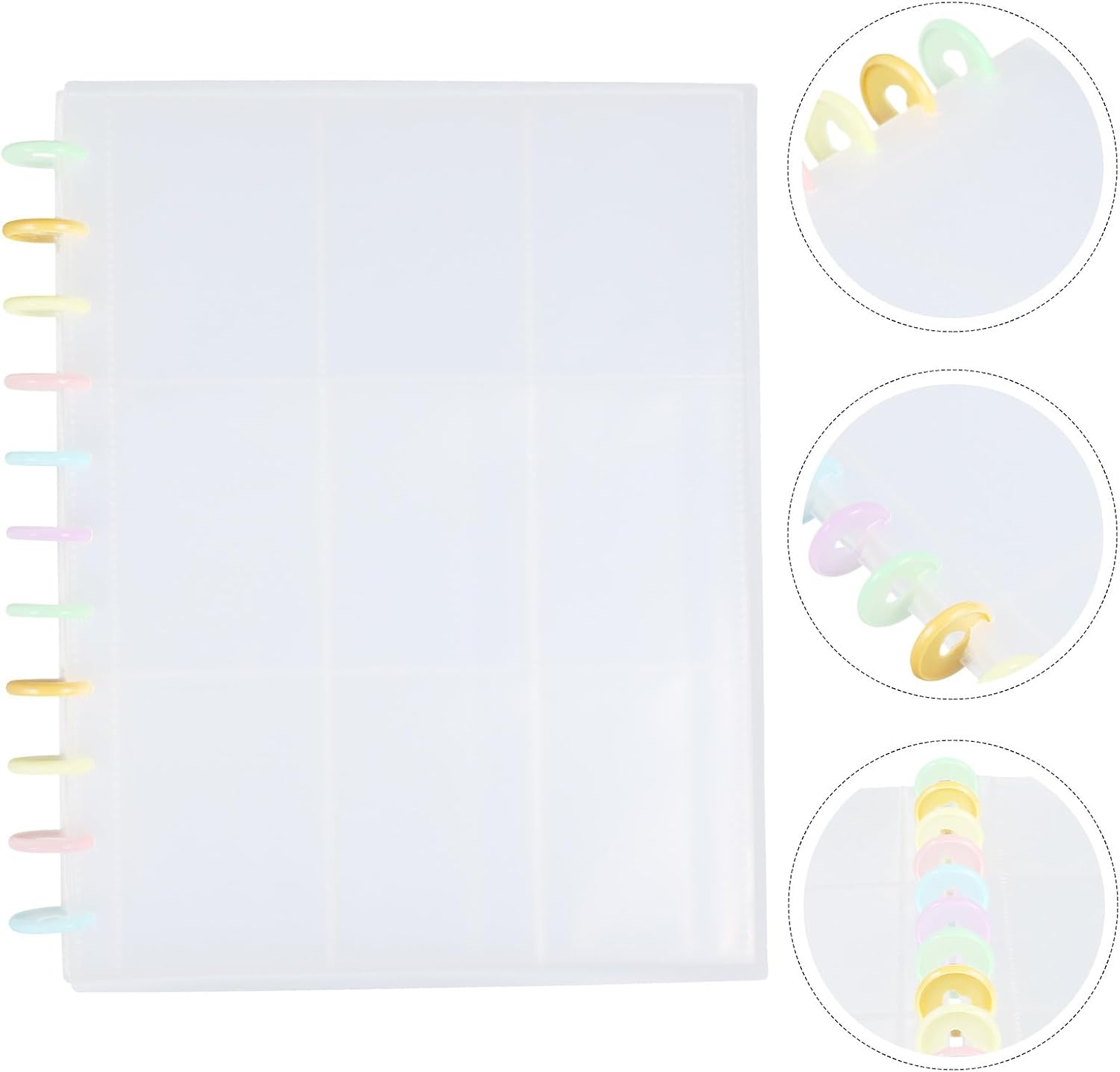 Inch Frosted Inserts Plastic 3 Storage Album Photo Semi