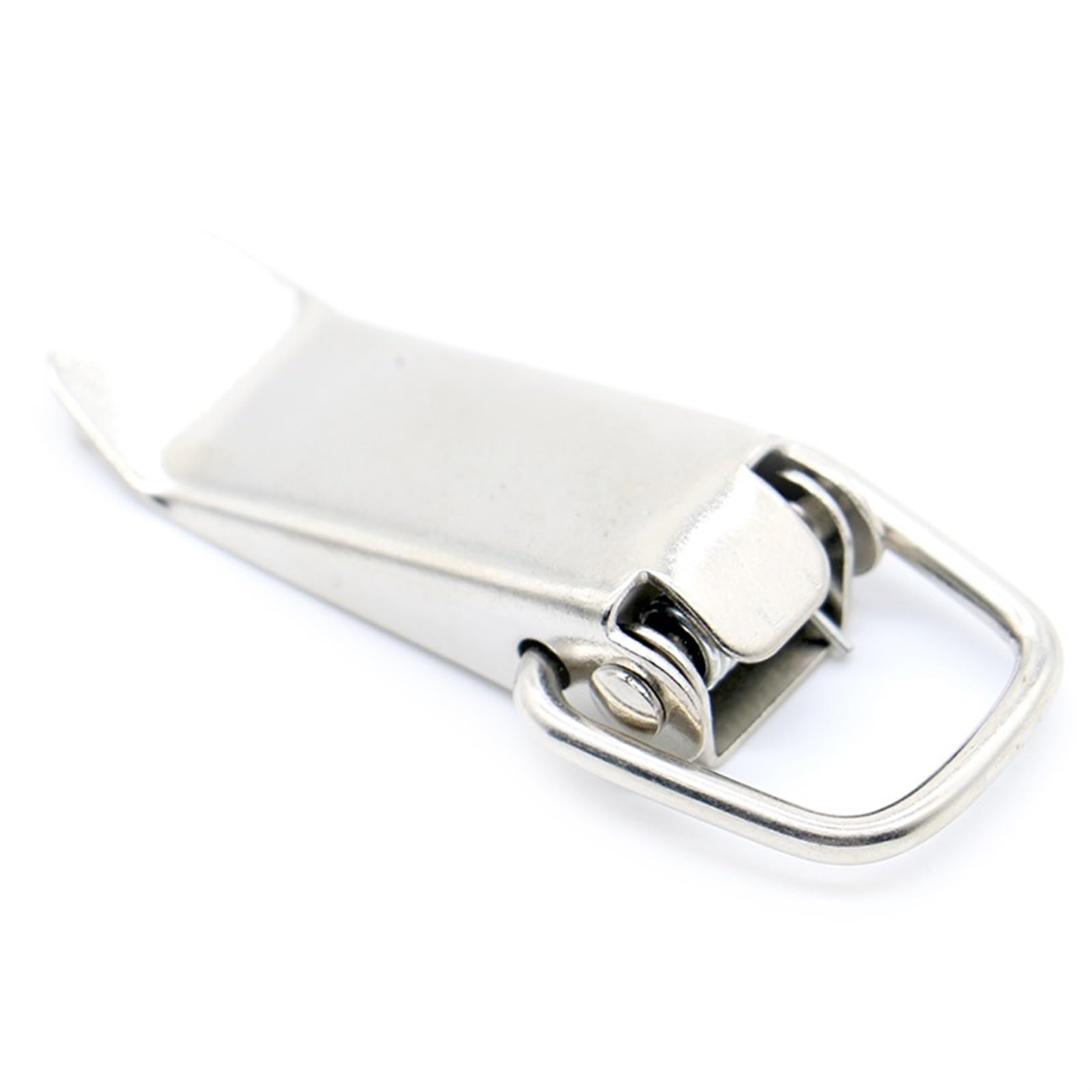 J105 zamki do szafek sprężynowy zatrzask 27 x 63 mm żelazne zatrzaski do drzwi przesuwnych, okien, okuć meblowych, 1 szt