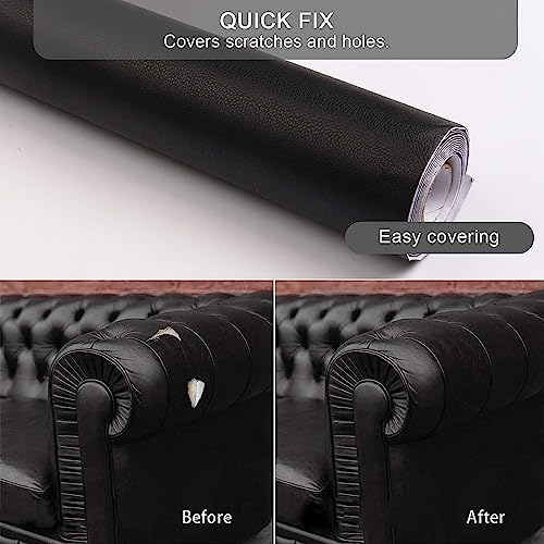 Image of CREON Leather Repair Patch | Self Adhesive Leather Sticker for Bean bag, Sofas, Couch, Furniture, Car seat, Hand Bags |Anti-scratch Patch Quick Fix And Waterproof, 10x30 (Inch))