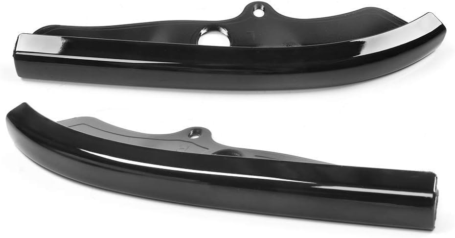 IKON MOTORSPORTS, Front Lip Cover Compatible with 2015-2023 Dodge Challenger Scat Pack, Gloss Black Air Dam Chin Body Kit Front Bumper Lip Spiltter