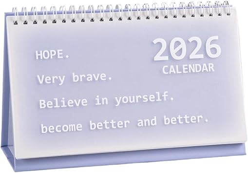 Desk Calendar 2026 Monthly Planner Decoration Organizer