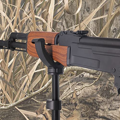 Huntpal V Yoke Gun Rest Shooting Rest For Shooting Sticks Tripods Stands, Heavy Duty Top Mount Attachment For Tripod Bipod Monopod, Rifle Crossbow Hunting Shooting Accessories #TOP4