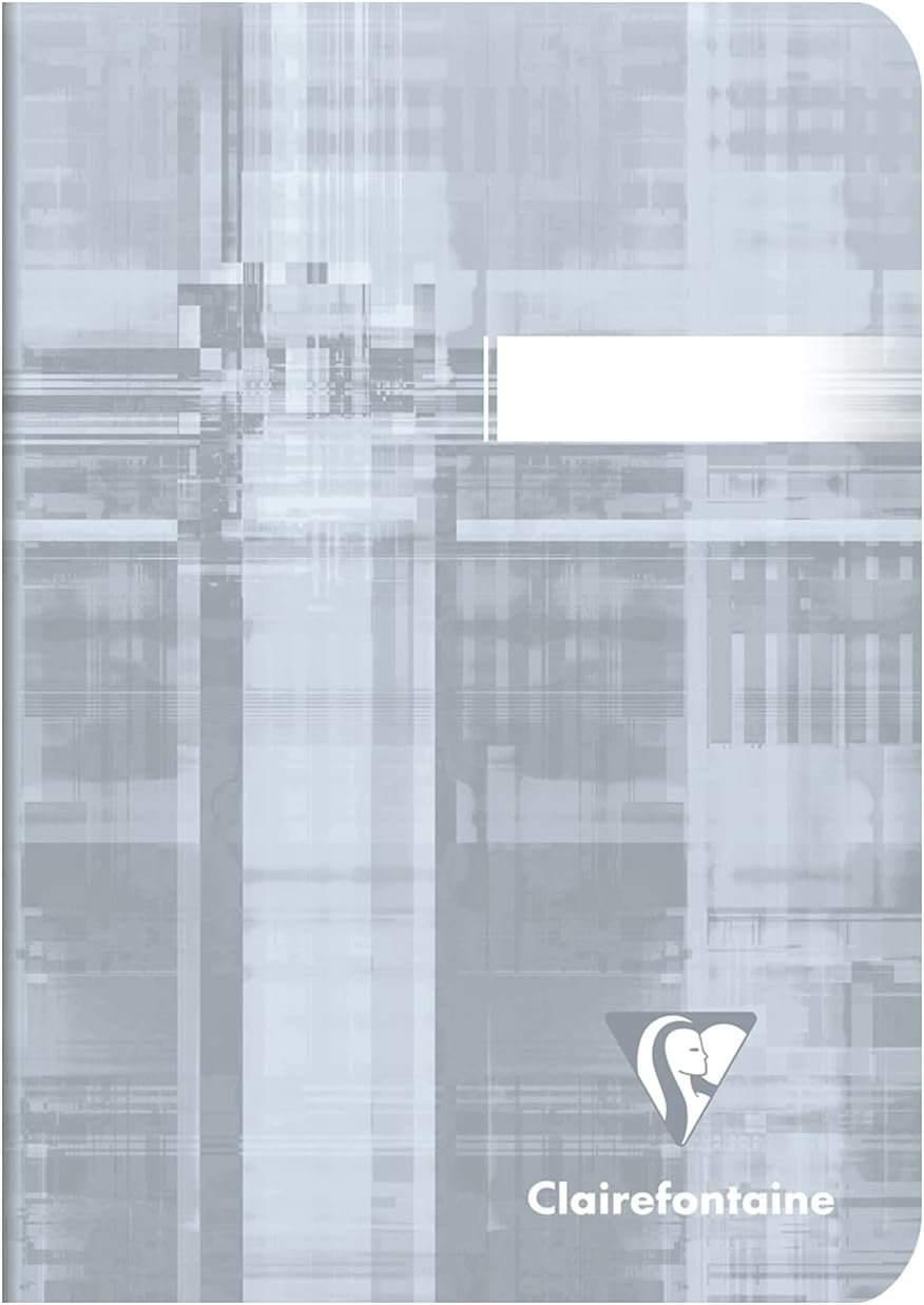 Clairefontaine 3646C, One Set of 10 Stapled Notebooks, Size: A6 10.5x14.8 cm, 96 Lined Pages, 90 g White Paper - Image 4