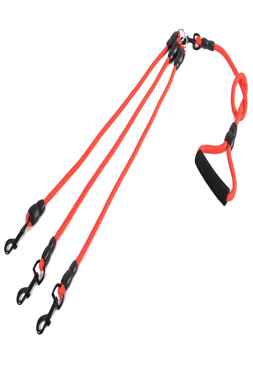 Correa para Perro 3 en 1 de Nailon Resistente con Mango Acolchado, Giro de 360 °, Cuerda de Escalada sin enredos, Cuerda de tracción extraíble para Mascotas, Correa para Perros medianos y Grandes