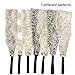 Gejoy 7 Pieces Lace Headbands Women Girls Stretch Headband Halloween Elegant Wide Headwrap Hair Turban Accessories