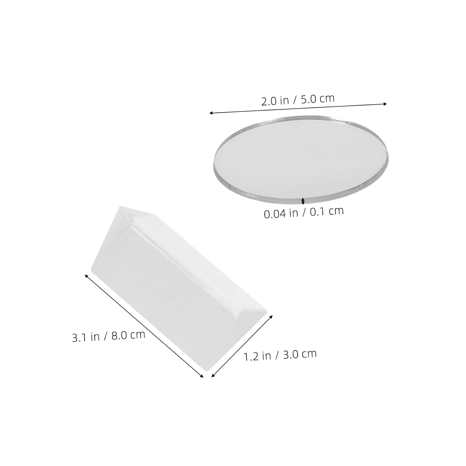 Cabilock 1set Optical Lens Kit Science Optics Experiment Kit Convex and Concave Lenses for Physics Demonstration and Teaching Tools for Students and Enthusiasts