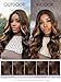 LUVME HAIR 5X5 Brown Highlight Loose Body Wave Glueless Human Hair Wig Pre Cut Lace Front Wig Pre Plucked Ready to Go Long Black Wig For Women (16 Inch & Precut Lace Color 1B/30)