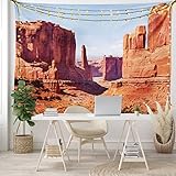 ANLAI 国立公園タペストリーグランドキャニオンロックフォーメーションアリゾナ砂漠ウォールマウント家の装飾のための寝室の居間 150cm x 100cm