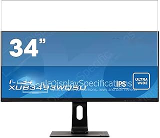 Puccy 2 Pack Anti Blue Light Screen Protector Film, compatible with 34" Iiyama ProLite XUB3493WQSU-B1 Display Monitor TPU Guard （ Not Tempered Glass Protectors ）