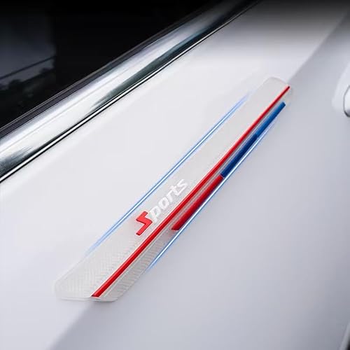 JQOUZHOUQIPEI Car Door Edge Guard for VW Leon I 1999-2005, Auto Bumper Scratch Protector Wheel Arch Trim Foldable 3D Thickened 2 Pcs
