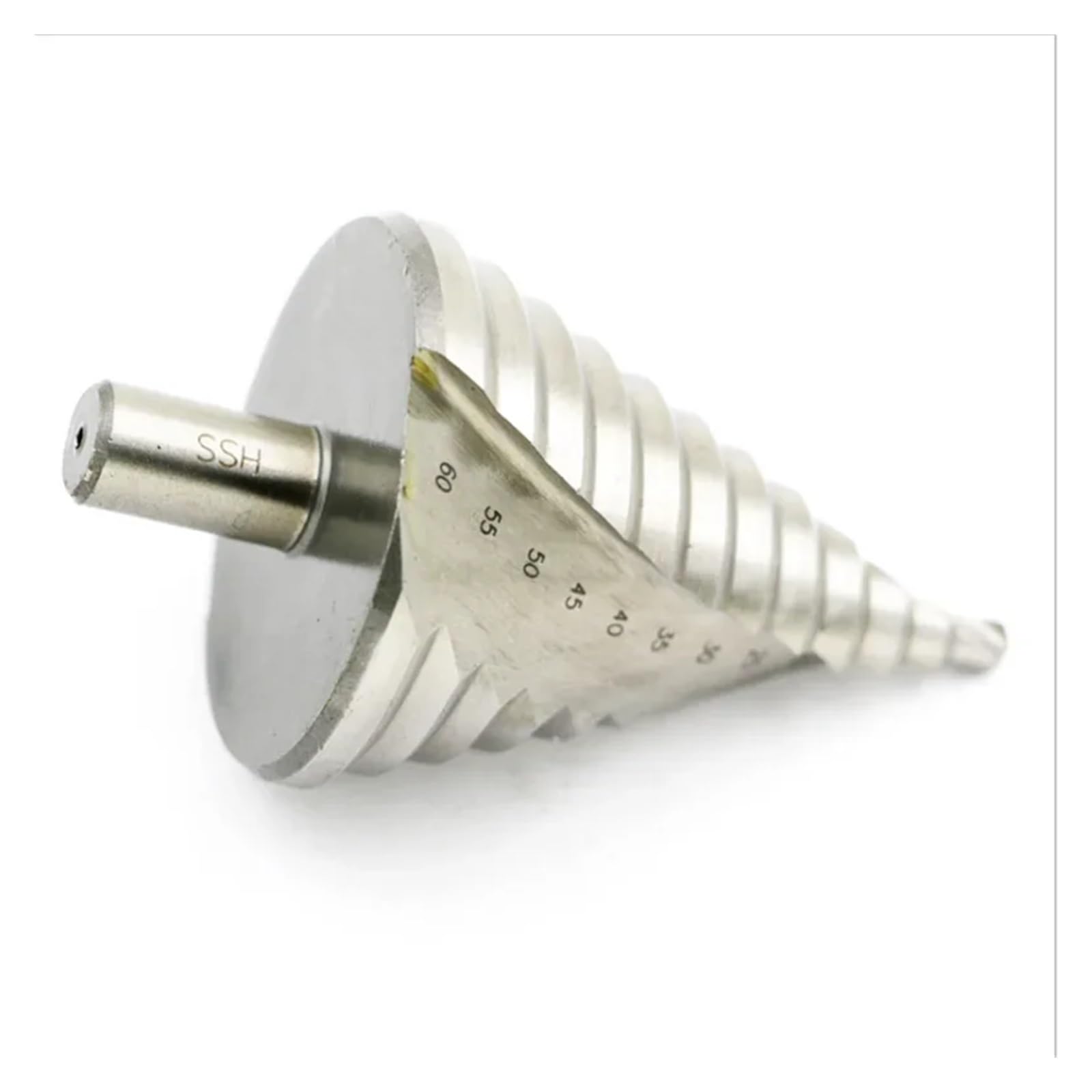 Punta For Trapano A Gradini 1 Pz 6-60 Mm Scanalatura A Spirale Fresa For Fori In Acciaio HSS For Utensili For Foratura Di Legno E Metallo Cono
