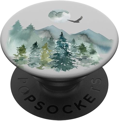 Mountain Scape PopSockets PopGrip agarre intercambiable para teléfonos y tabletas