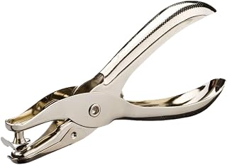 穴あけパンチ ステンレス鋼 穴開けパンチ クラフト紙 ハンドヘルド 1穴 ベルト 穴径6mm 穴あけ 金属 紙収納 便利製本 手持ち 事務用具