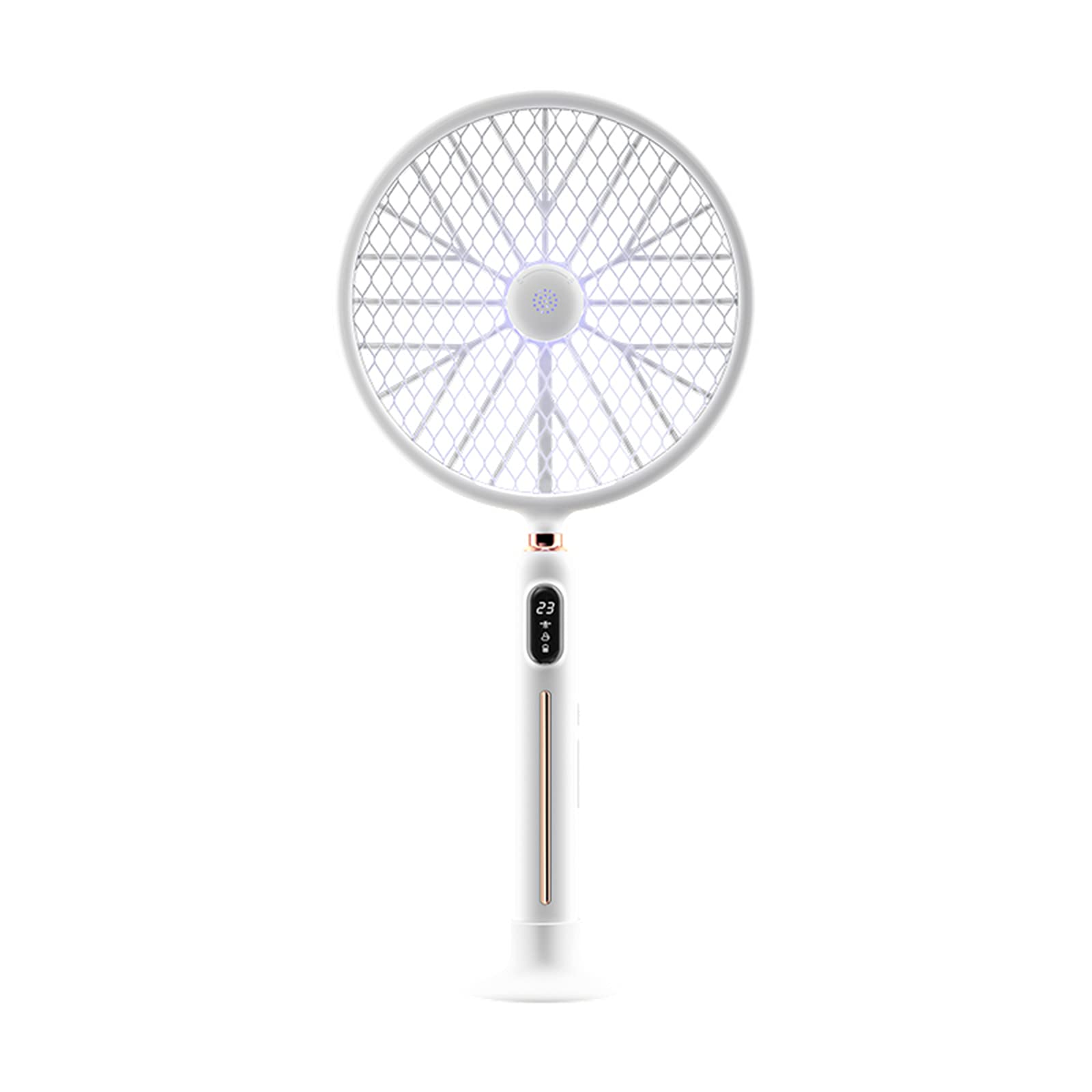 Raqueta matamoscas eléctrica USB recargable matamosquitos portátil 8