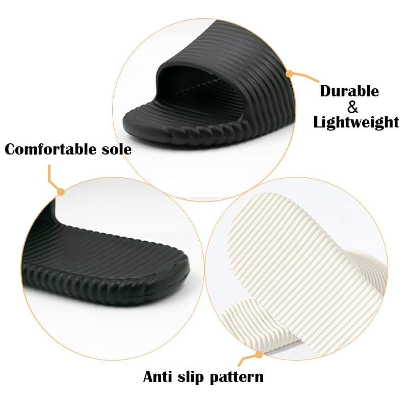 EVA Non-Slip Slippers for Men and Women - Lightweight Summer Bathroom Sandals, Ultra-Thin Sole, Comfortable4