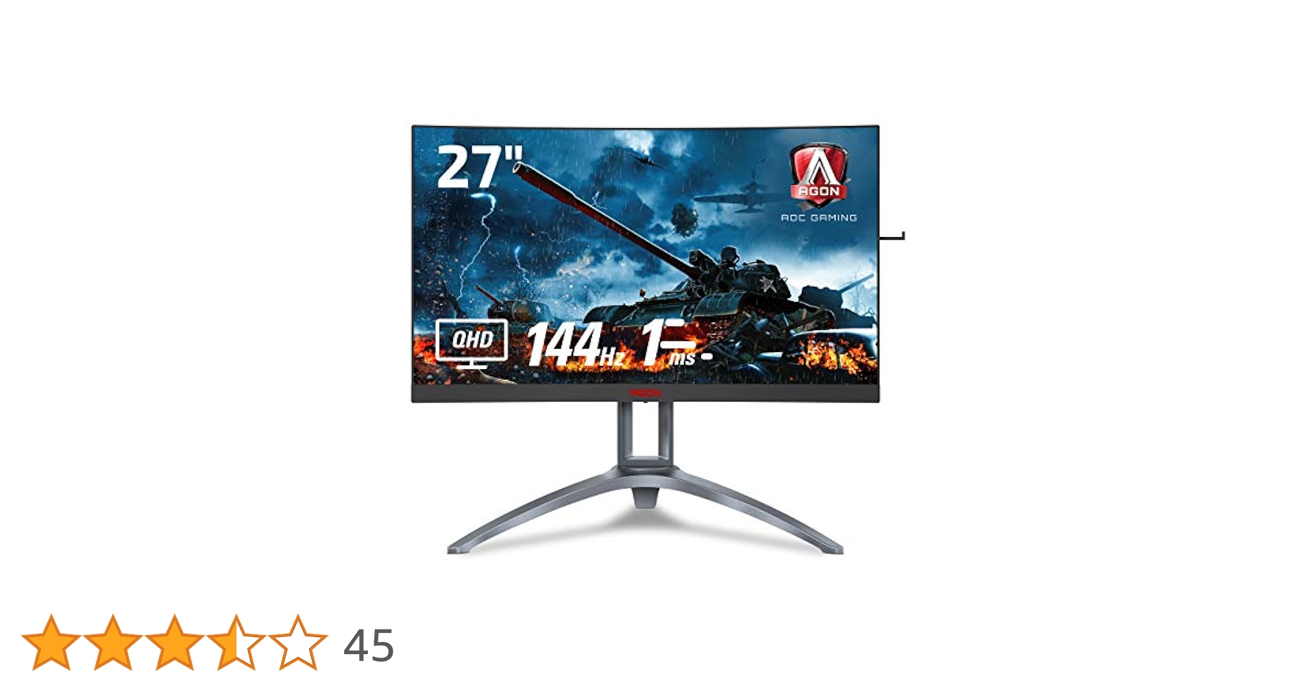 AGON AG273QC/11 144hzゲーミング湾曲モニター Amazon.co.jp